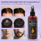 Voltuno Hair Loss Treatment for Men & Women, Hair Growth Accelerating Spray, Shiny Hair Growth Booster, with Rosemary Oil and Organic Castor Oil Extract, for Extremely Damaged Hair, Gentle and Non-Drying, 60ml